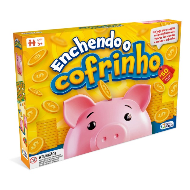 Jogos educativos da Pais & Filhos Brinquedos ganham protagonismo neste Natal com Enchendo o Cofrinho e Meu Primeiro E-commerce