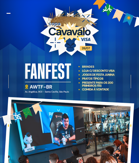Team Liquid e Visa convidam fãs para a Copa Cavalo, em clima de Festa Julina, na Alienware Training Facility Brazil