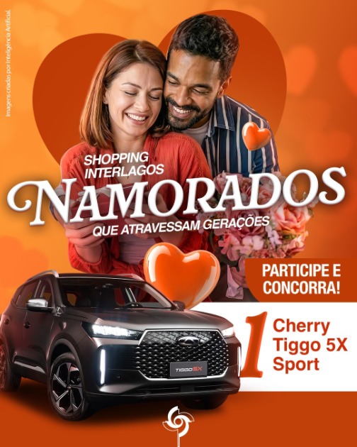 Shopping Interlagos lança campanha de Dia dos Namorados com sorteio de carro 0km