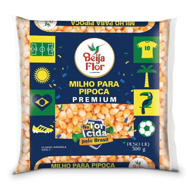 Pipoca Beija Flor ganha edição especial para a Copa do Mundo