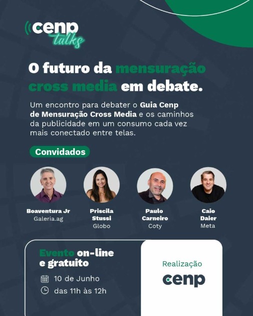 Cenp promove evento online sobre mensuração cross media na próxima quarta