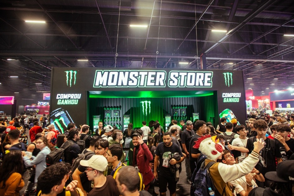 Monster Energy marcará presença na BGS 2026 com arena gamer e experiência exclusiva