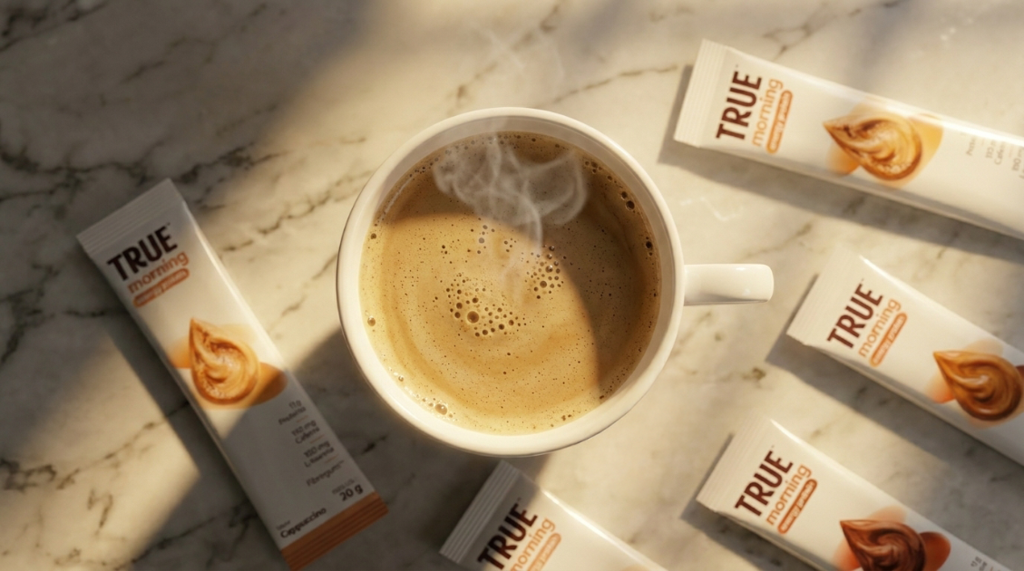 Da cápsula ao ritual: True mira o futuro do wellness com suplementos líquidos premium e nova categoria de cafés proteicos funcionais