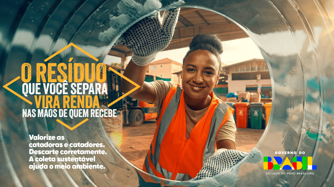 Secom lança campanha nacional que conecta descarte de lixo à renda de catadores