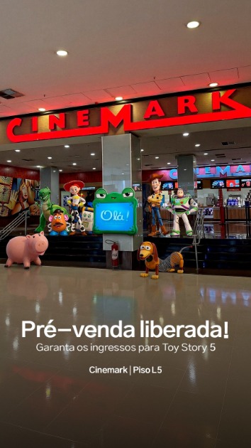 Toy Story 5 estreia no Shopping Metrô Tucuruvi e tem pré-vendas abertas