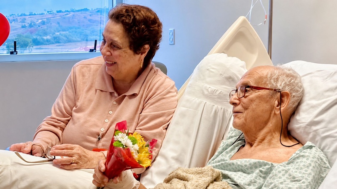Paciente celebra 60 anos de casamento durante internação no Hospital Unimed em Volta Redonda