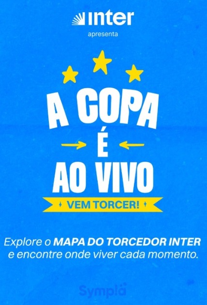 Sympla e Inter lançam Mapa do Torcedor e transformam a Copa em plataforma de descoberta de experiências
