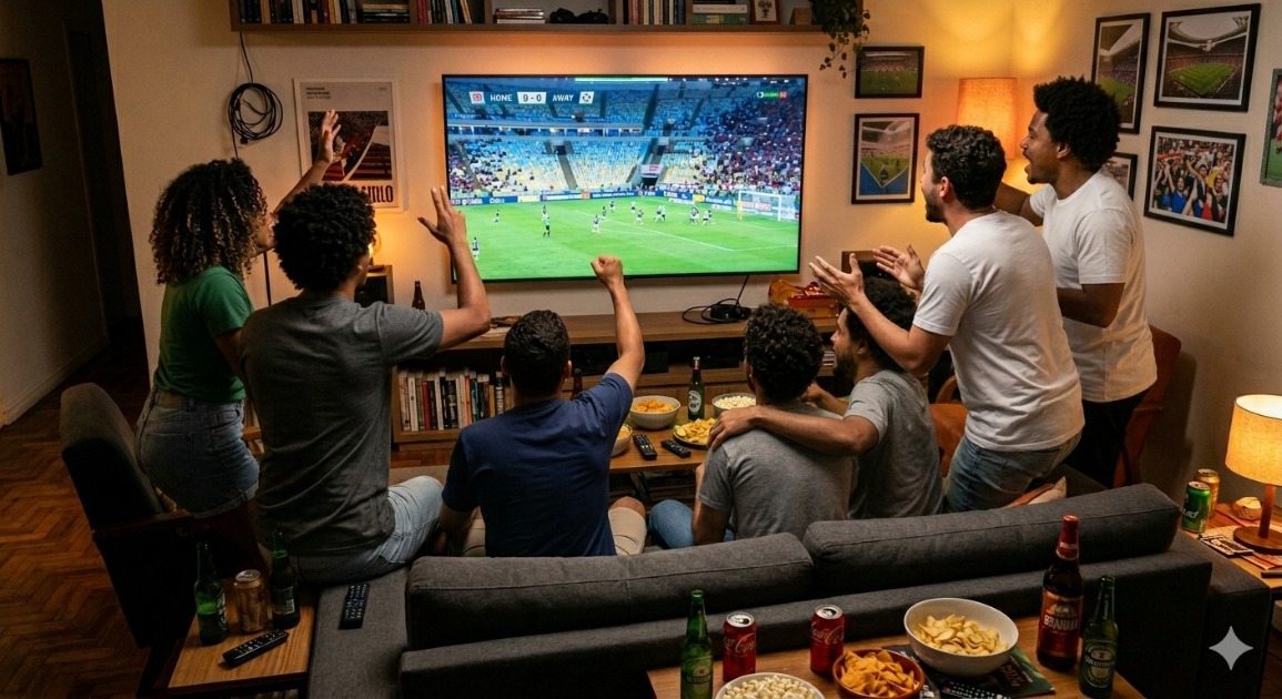 Copa em casa: como criar o espaço ideal para assistir aos jogos sem gastar muito