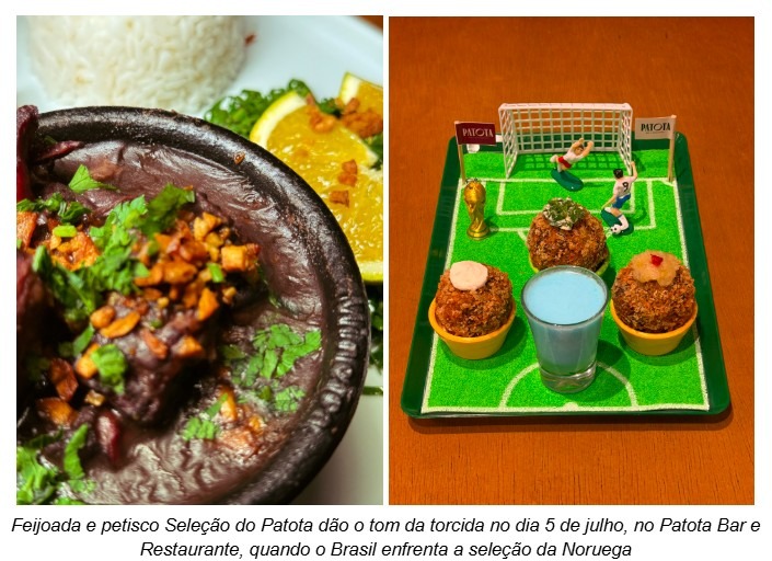 Patota Bar e Restaurante agita Vila Isabel com programação especial para jogo do Brasil neste domingo (5) com roda de samba, telões, feijoada e petisco temático Patota Bar e Restaurante agita Vila Isabel com programação especial para jogo do Brasil neste domingo (5) com roda de samba, telões, feijoada e petisco temático