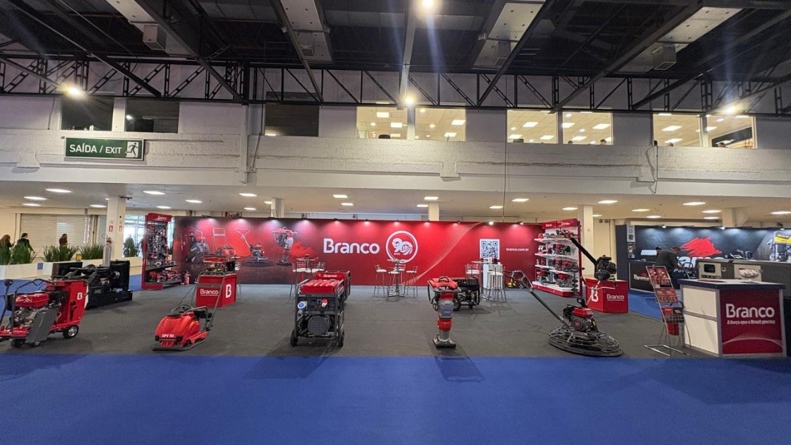 Branco celebra 90 anos na ANALOC Rental Show 2026 com portfólio ampliado para o mercado de locação