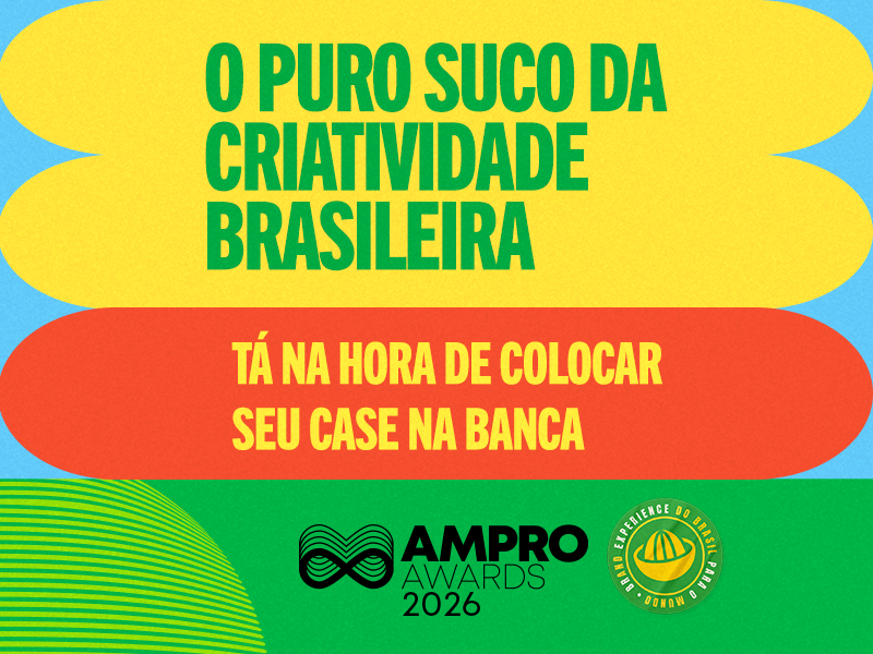 AMPRO Awards 2026 abre inscrições e apresenta campanha "Puro Suco do Brasil"