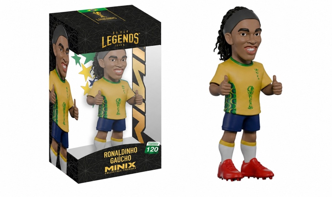 Maccabi do Brasil lança boneco colecionável de Ronaldinho Gaúcho da linha Minix Legends