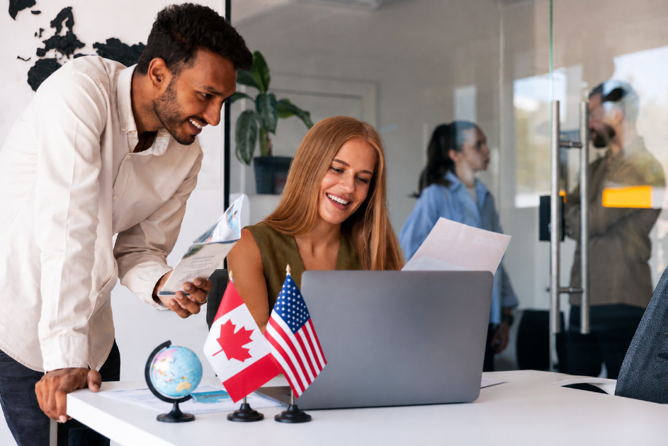 Profissionais que construíram carreira no Canadá passam a considerar os Estados Unidos como próximo passo