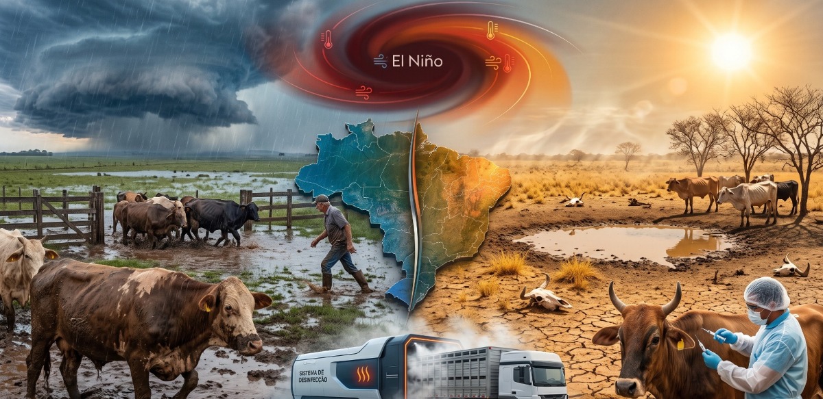 El Niño forte coloca a pecuária em alerta sanitário no segundo semestre