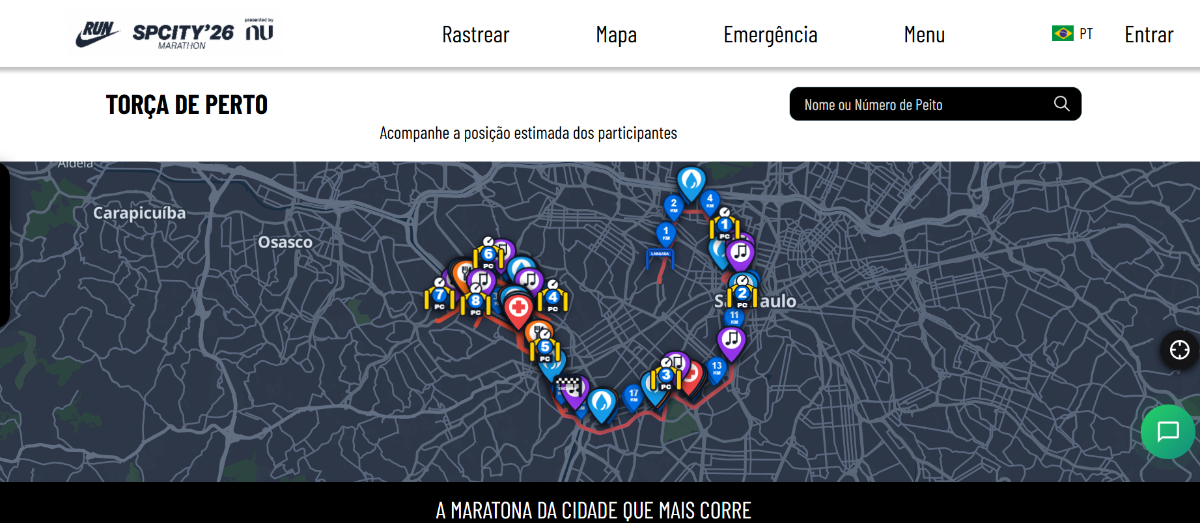 Atletas da Nike SP City Marathon terão rastreamento em tempo real com tecnologia da ChronoMAX