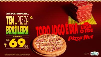 Sabor queridinho, preço especial e vendas em alta: parceria entre Ceratti e Pizza Hut aumenta em 120% a procura pela pizza Brasileira