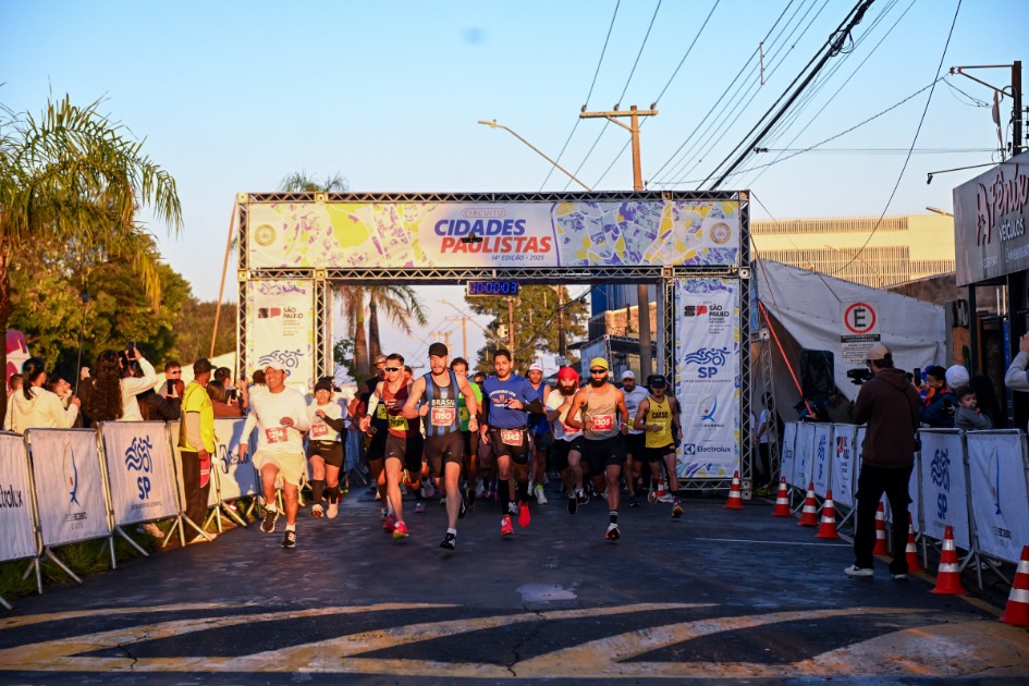 Circuito Cidades Paulistas movimenta São Carlos com provas gratuitas de corrida e caminhada